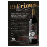 19 Crimes The Banished Dark Red 75cl - McGrocer