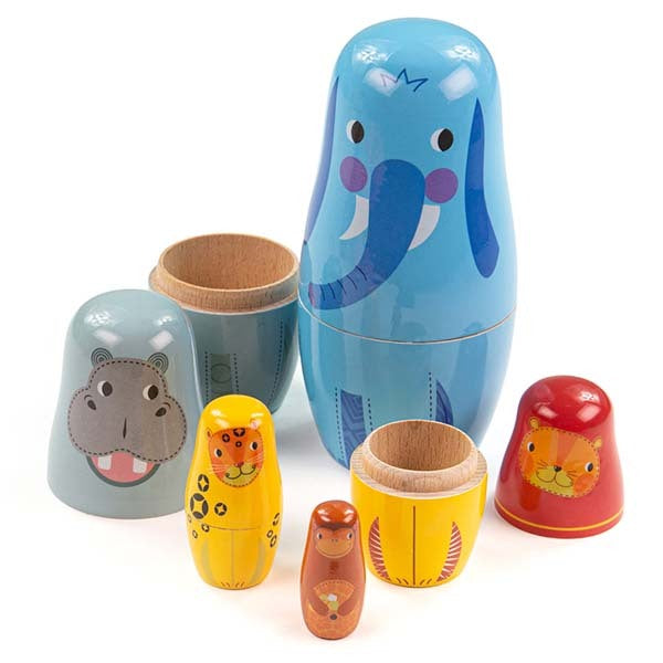 Tidlo Jungle Animal Russian Dolls GOODS Superdrug