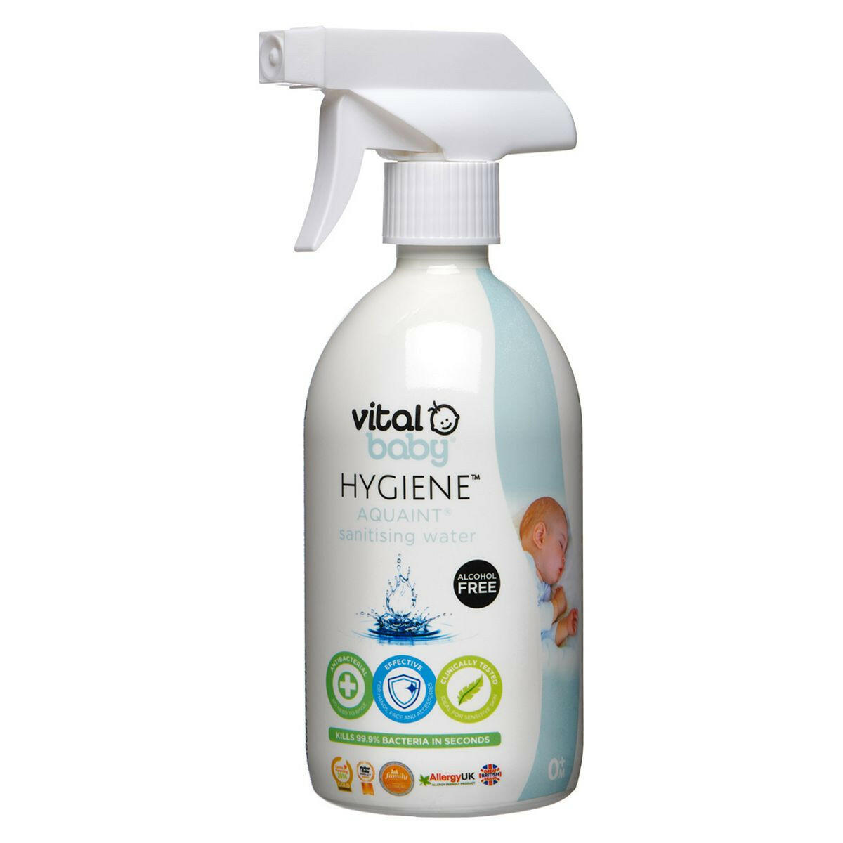 Vital Baby Aquaint Sanitising Water 500ml GOODS Boots