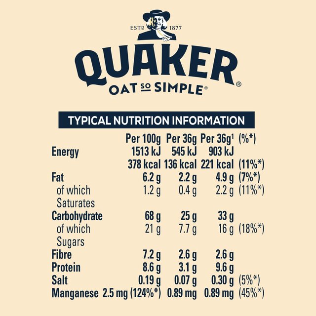 Quaker Oat So Simple Apple & Blueberry Porridge Sachets Cereal 10 per pack - McGrocer