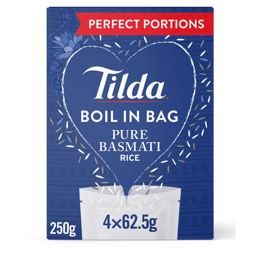 Tilda Boil in Bag Pure Basmati Rice 250g GOODS ASDA
