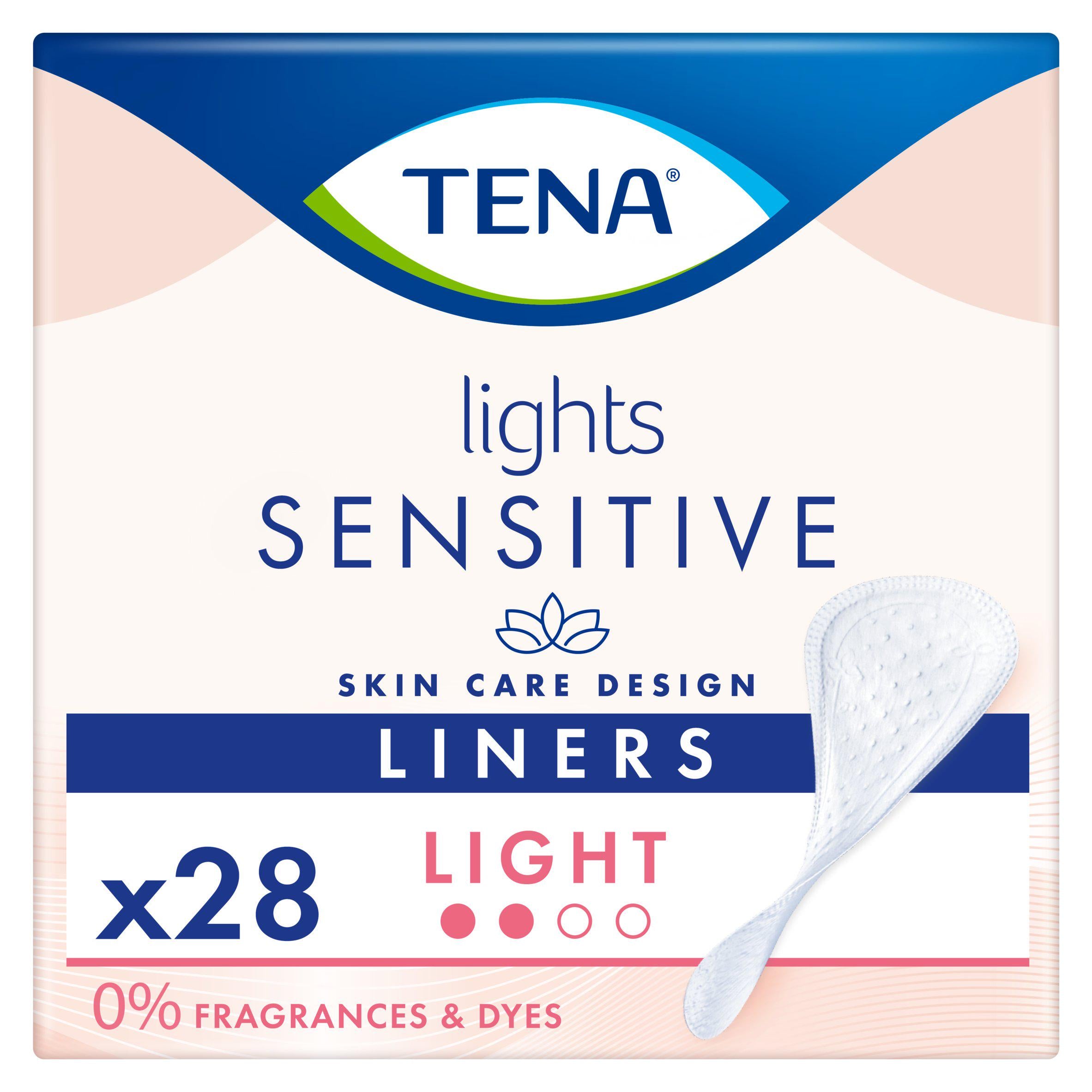 TENA Lights Light Incontinence Liners x28 bladder weakness Sainsburys
