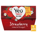 Yeo Valley Organic Strawberry 4x110g GOODS Sainsburys
