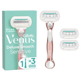 Venus Deluxe Smooth Sensitive RoseGold Razor - 3 Blades - McGrocer