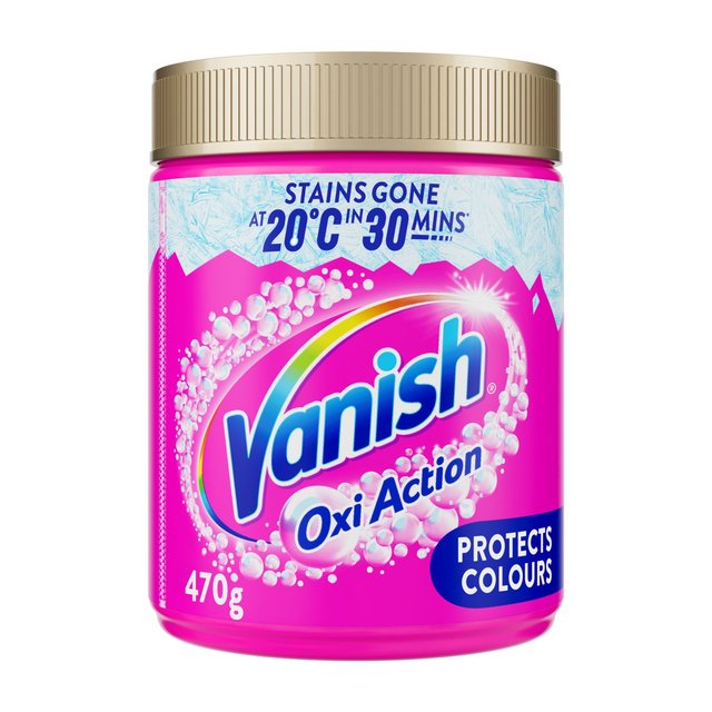 Vanish Oxi Action Fabric Stain Remover Powder Colours 470g GOODS M&S