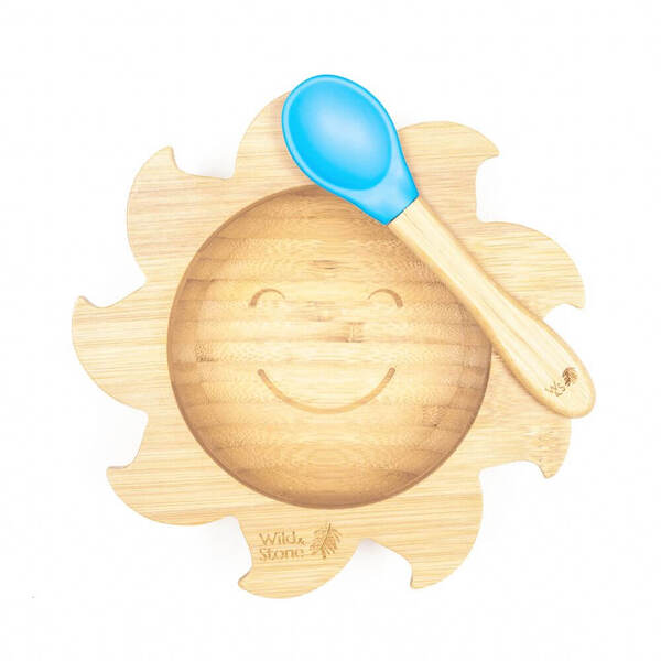 Wild & Stone | Baby Bamboo Weaning Bowl Set GOODS Superdrug Blue