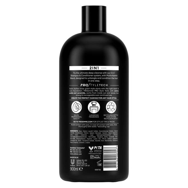 Tresemme 2 in 1 Cleanses & Conditions Shampoo & Conditioner 900ml GOODS M&S