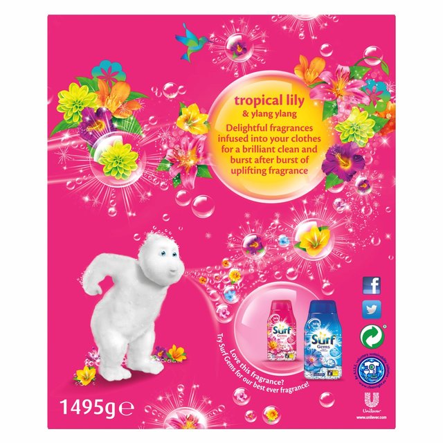 Surf Biological Washing Powder Tropical Lily & Ylang-Ylang 23 Wash 1.15kg GOODS M&S