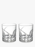 Grosseto Cut Crystal Glass Tumblers 290Ml Set Of 2 Clear