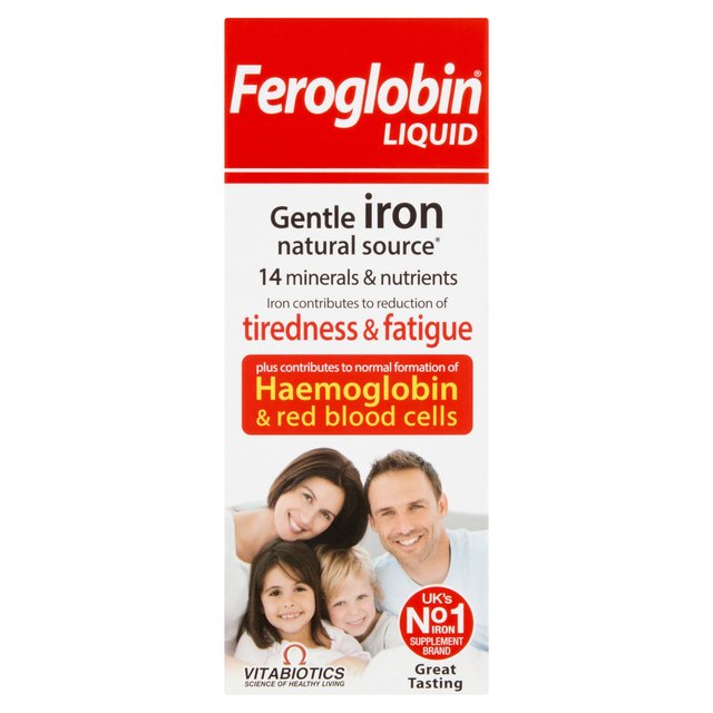 Vitabiotics Feroglobin Iron Minerals & B Vitamins Liquid 200ml GOODS M&S