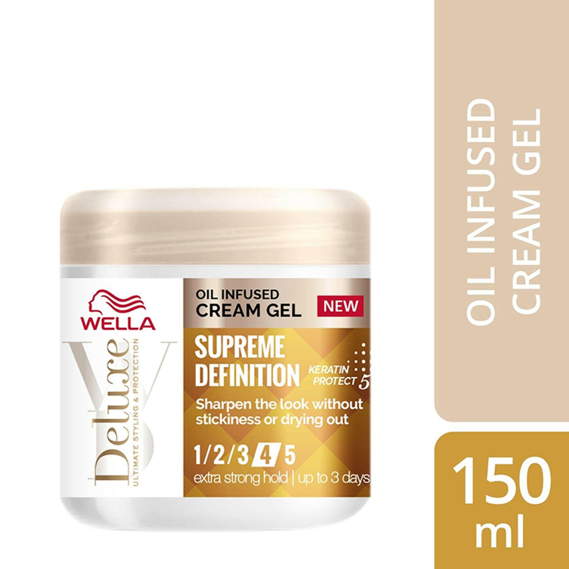 WELLA Deluxe Supreme Definition Oil Infused Cream Gel 150ml GOODS Sainsburys