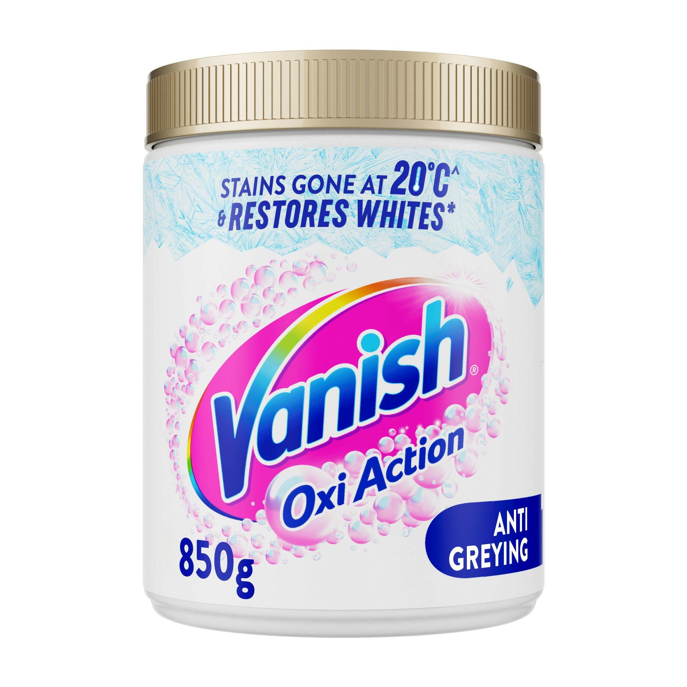 Vanish Gold Oxi Action Laundry Stain Remover Powder For Whites 850g GOODS Sainsburys
