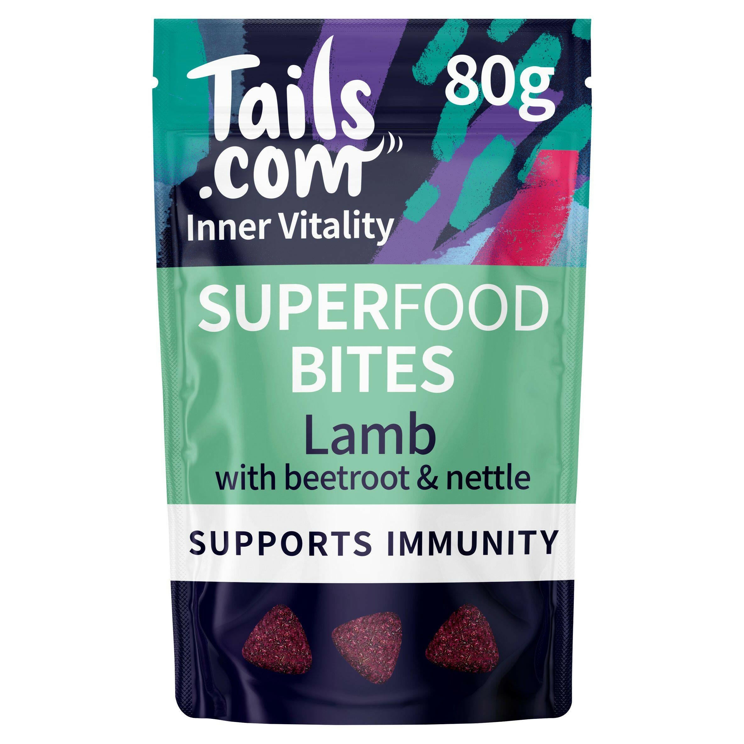 tails.com Inner Vitality Superfood Bites Lamb with Beetroot & Nettle 80g GOODS Sainsburys