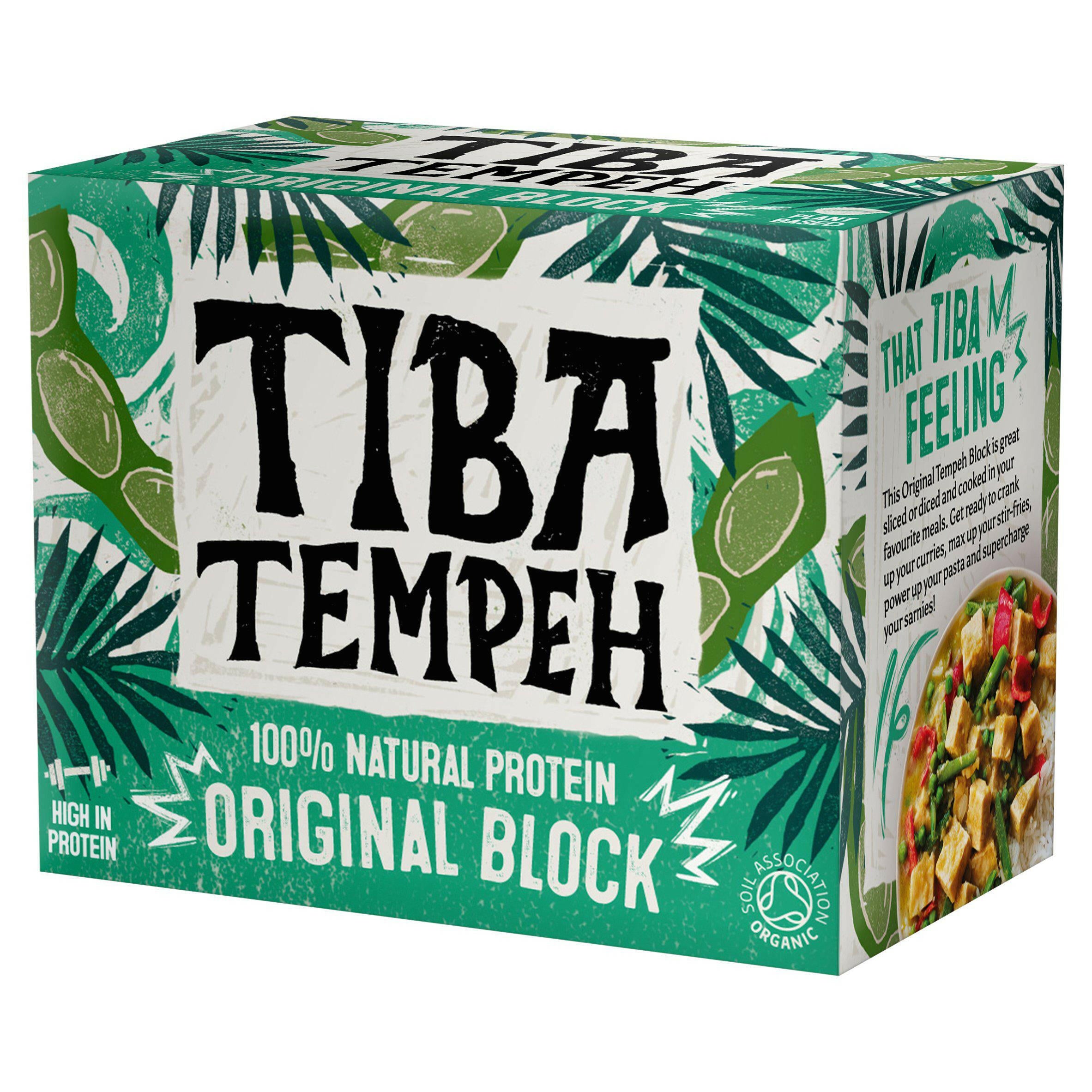 Tiba Tempeh Original Block 200g GOODS Sainsburys