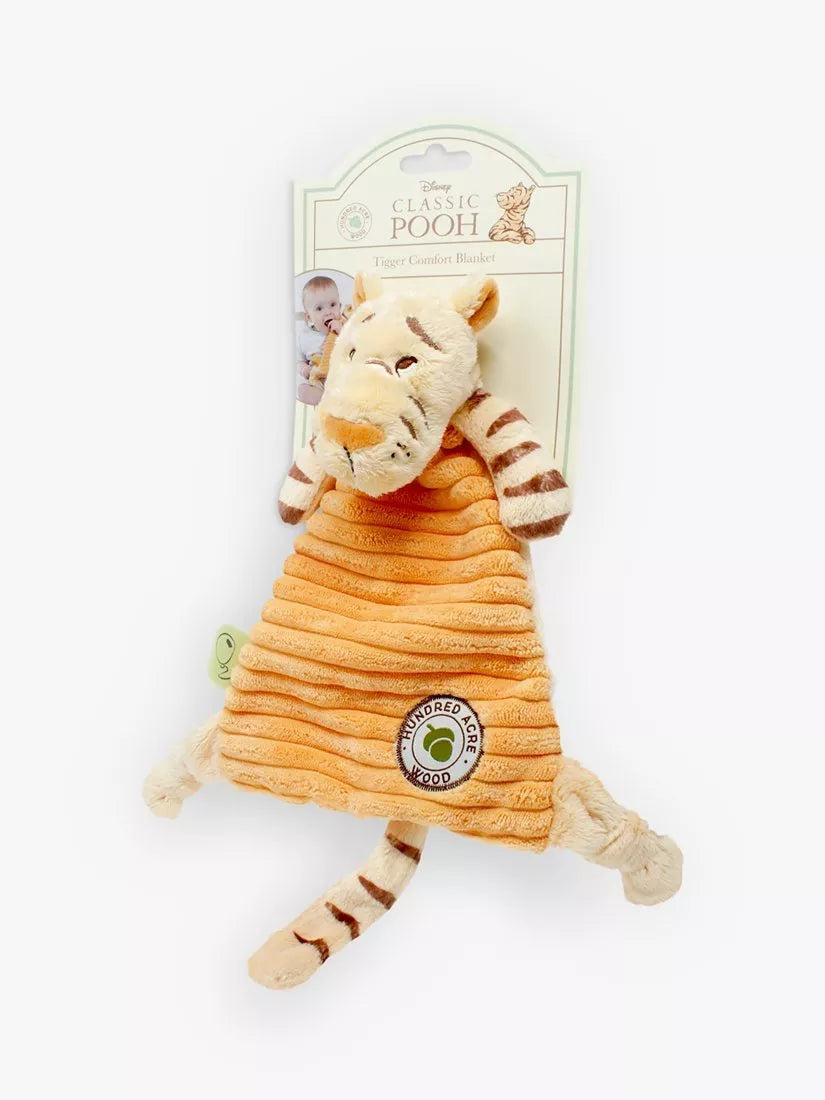 Winnie the Pooh Baby Tigger Comfort Blanket, H23cm - McGrocer