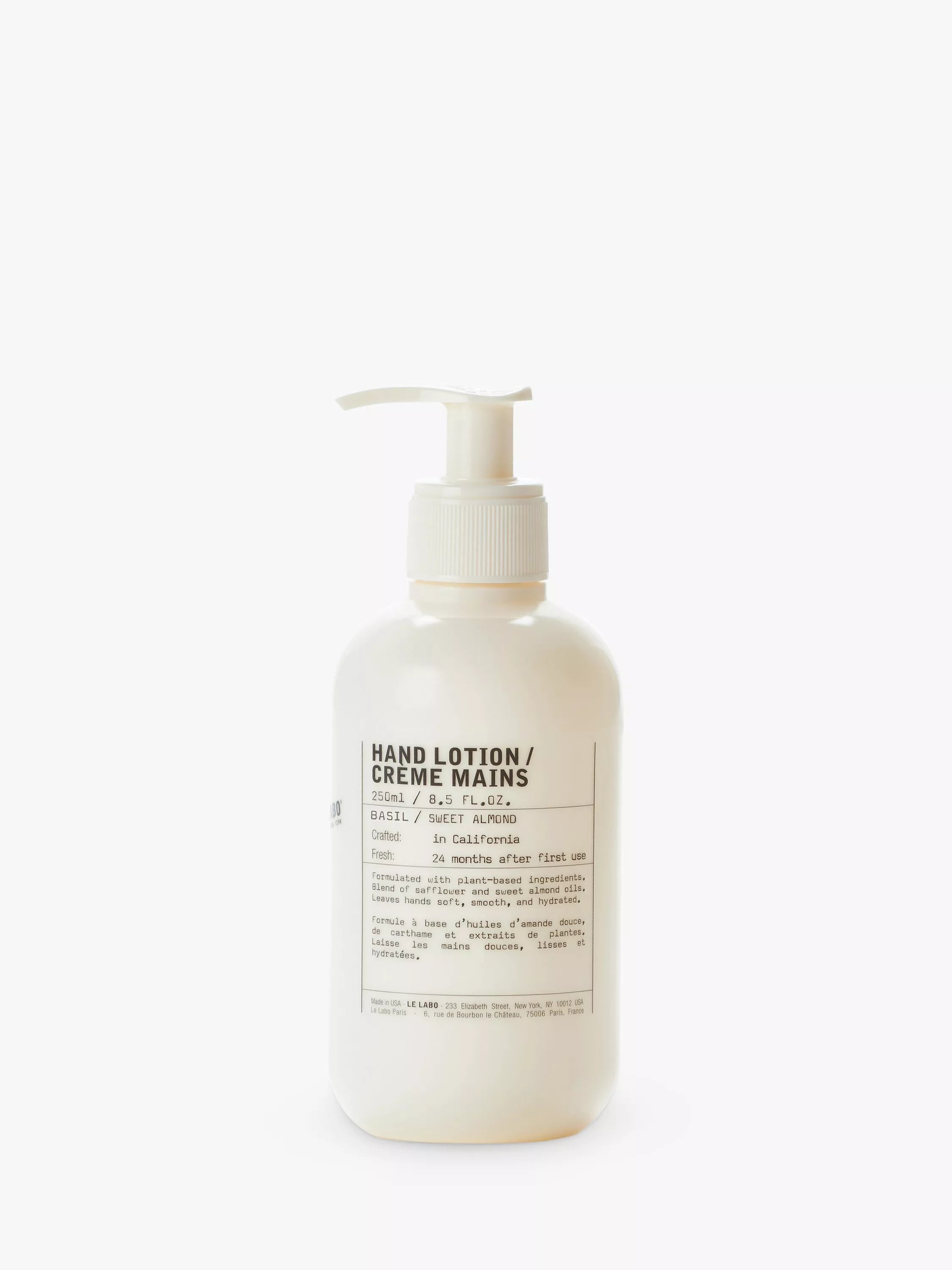 Le Labo Basil Hand Lotion, 250ml - McGrocer