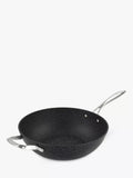 Eaziglide Neverstick2 Aluminium Non-Stick Open Wok, 32cm - McGrocer
