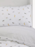 John Lewis Safari Ditsy Print Pure Pure Cotton Duvet Cover and Pillowcase Set - McGrocer