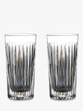 Waterford Crystal Gin Journeys Aras Cut Glass Highballs Set Of 2 400Ml Clear