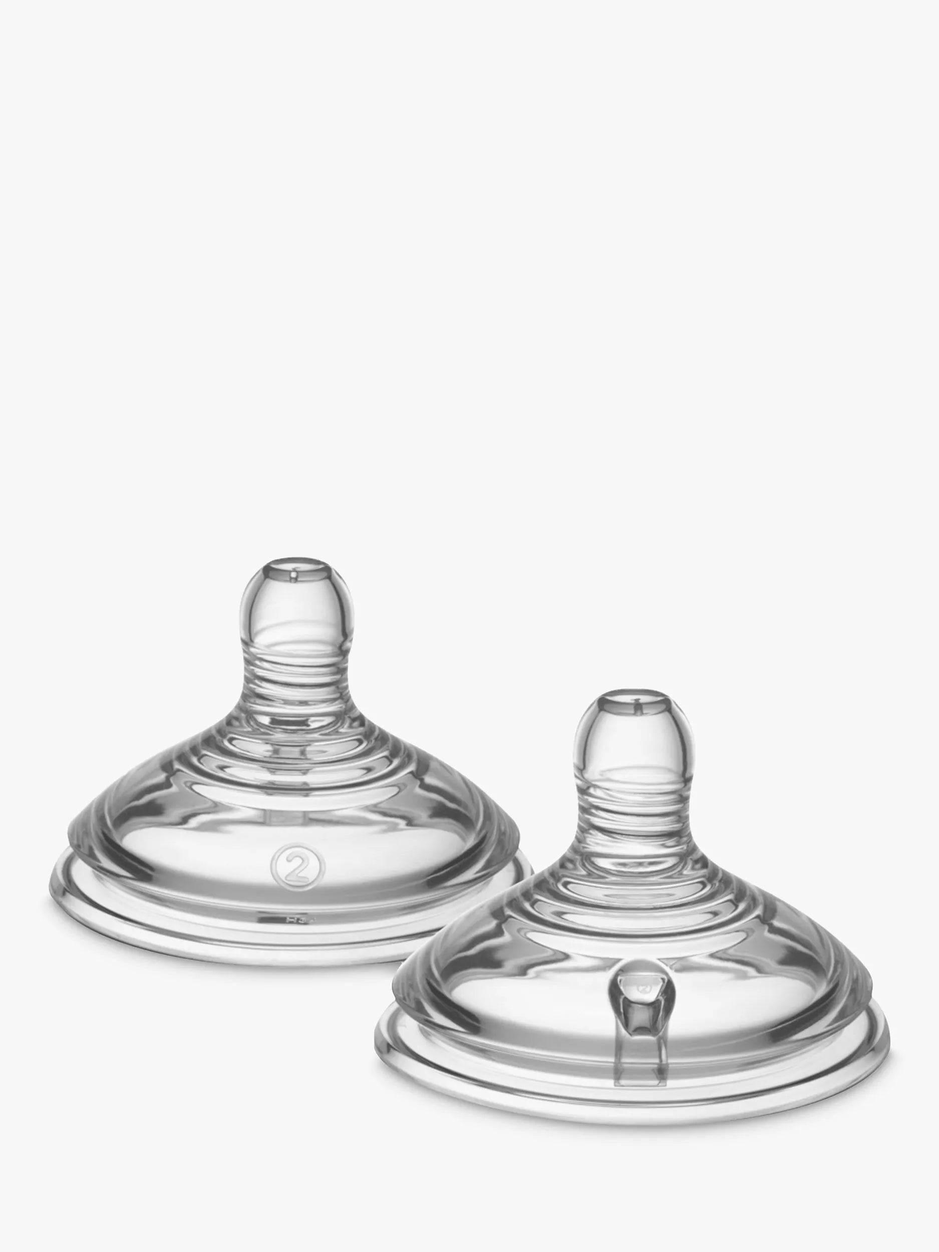 Tommee Tippee Natural Start Medium Flow Baby Bottle Teats, Pack of 2 - McGrocer