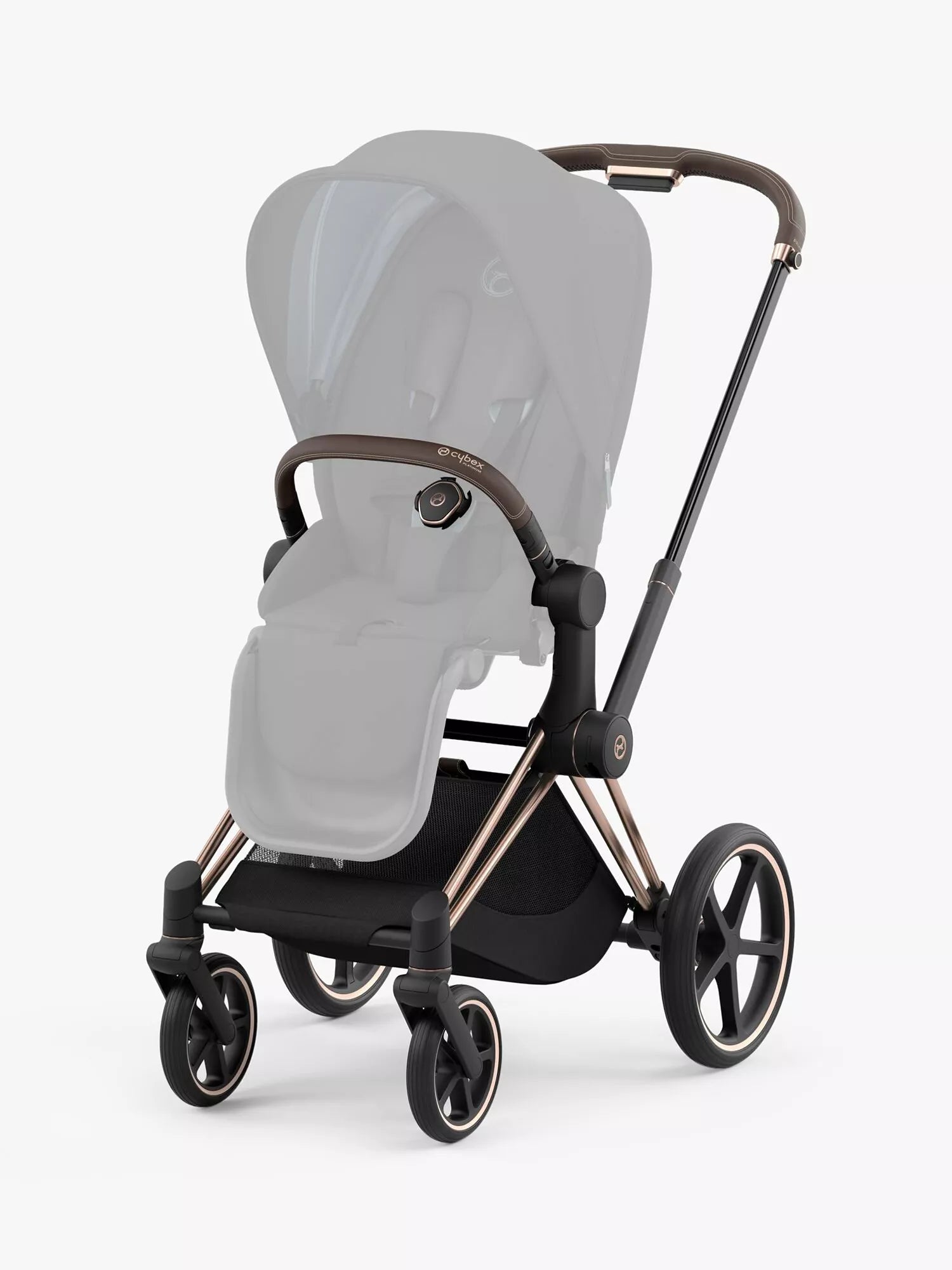 Cybex Priam Pushchair Chassis, Rose Gold - McGrocer