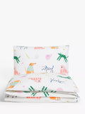 John Lewis ANYDAY Easy Care Park Pals Reversible Duvet Cover and Pillowcase Set - McGrocer