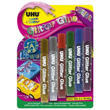 UHU Glitter Glue Original 10ml 6 per pack GOODS M&S