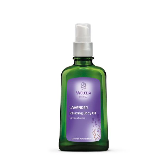 Weleda Natural Lavender Relaxing Body Oil Vegan 100ml GOODS M&S