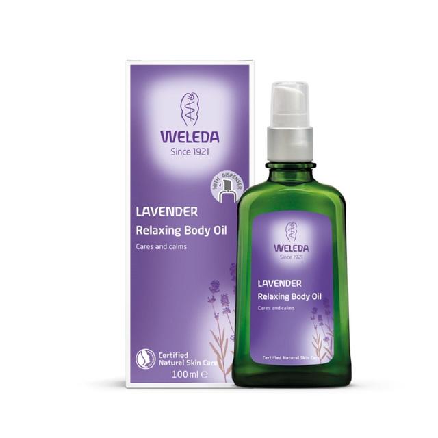 Weleda Natural Lavender Relaxing Body Oil Vegan 100ml GOODS M&S