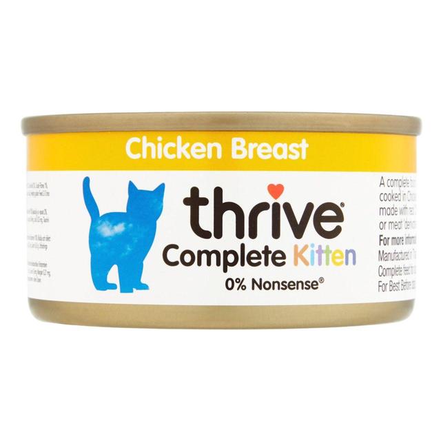 Thrive Complete Cat Food Kitten Chicken Breast 75g GOODS M&S