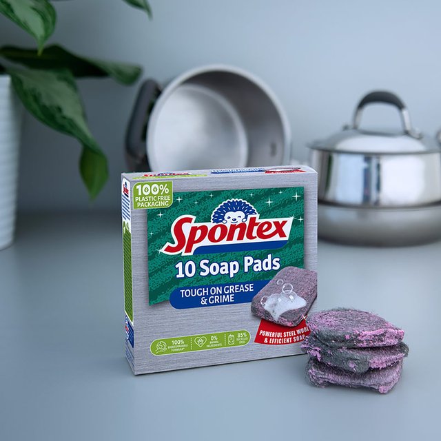 Spontex Soap Filled Pads 10 per pack GOODS M&S