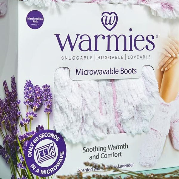 Warmies Microwaveable Pink Slipper Boots GOODS Superdrug