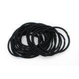 Thin Snag Free Hair Bands Black 20 per pack GOODS M&S