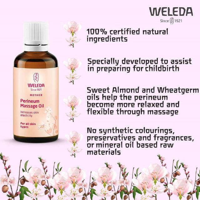 Weleda Maternity Natural Perineum Vegan Massage Oil 50ml GOODS M&S