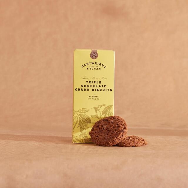 Cartwright & Butler Triple Choc Chunk Biscuits   200g - McGrocer