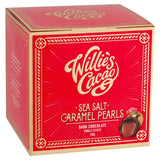 Willie's Cacao Dark Chocolate Sea Salt Caramel Black Pearls 150g GOODS M&S