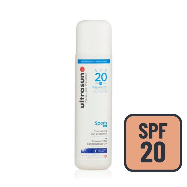 Ultrasun SPF 20 Sports Gel Sunscreen 200ml GOODS M&S