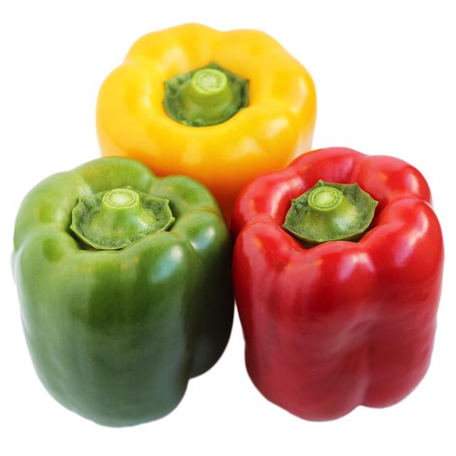 Wholegood Organic Mixed Peppers 3 per pack GOODS M&S