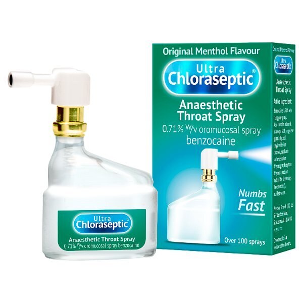 Ultra Chloraseptic Anaesthetic Throat Spray Original GOODS Superdrug