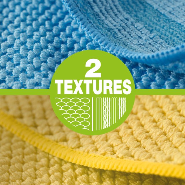 Spontex Microfibre Bathroom Kit 2 per pack GOODS M&S