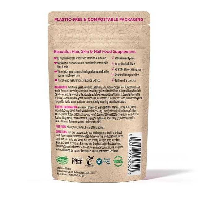 Together Beautiful Hair Skin & Nail Daily Capsules 60 per pack GOODS M&S