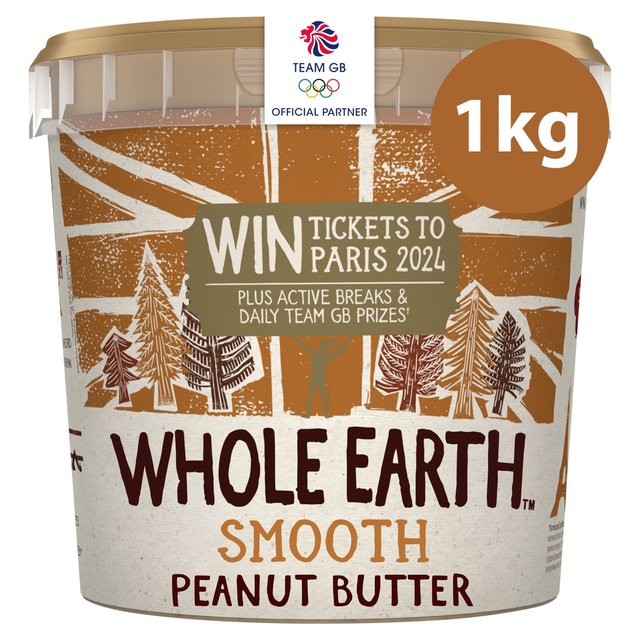 Whole Earth Smooth Peanut Butter 1kg GOODS M&S