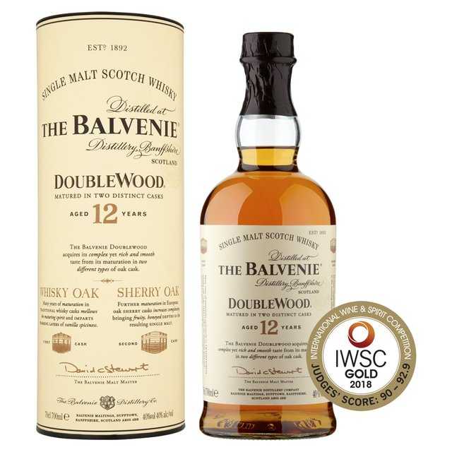 The Balvenie DoubleWood Single Malt Scotch Whisky 70cl GOODS M&S