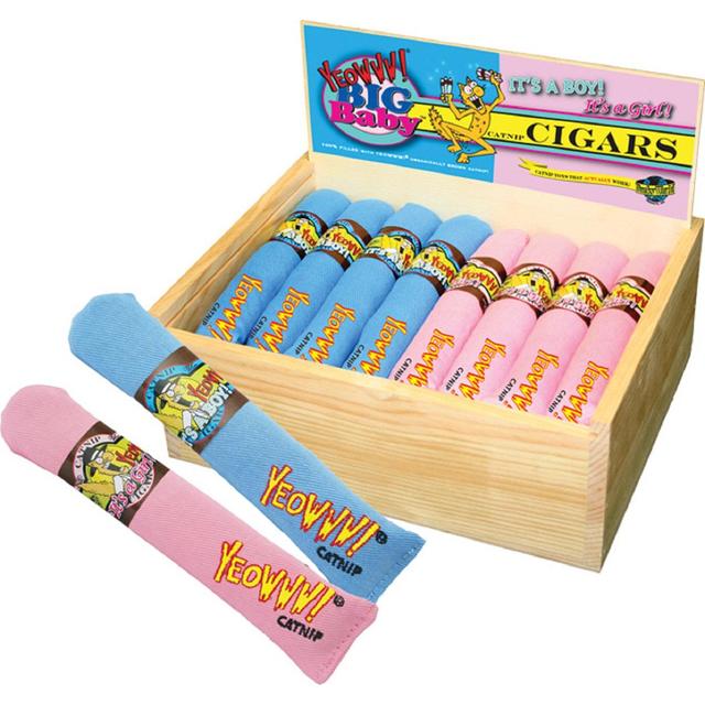 Yeowww Blue Cigar Cat Toy GOODS M&S