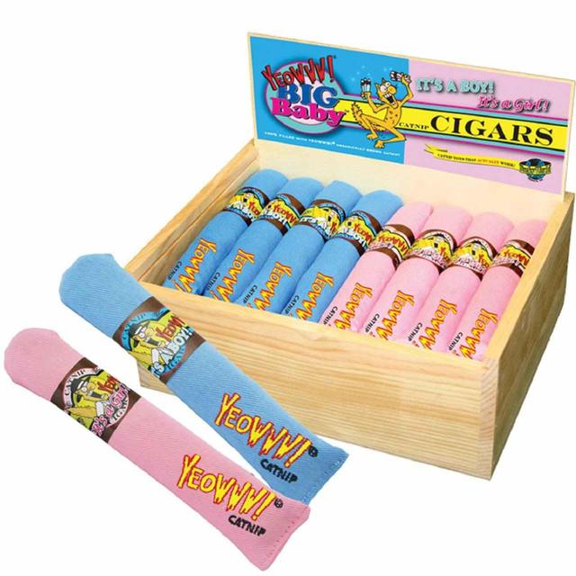 Yeowww Catnip Cigar Pink Cat Toy GOODS M&S