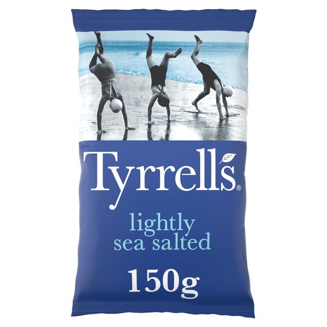Tyrrells Lightly Sea Salted Sharing Crisps 150g GOODS M&S