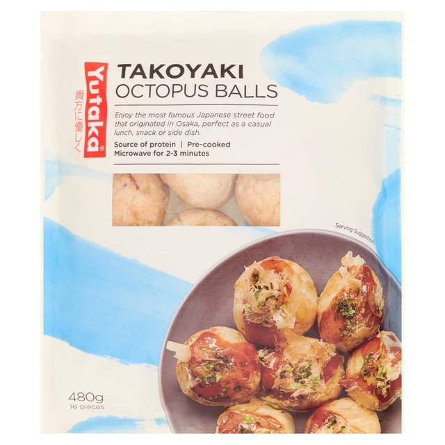Yutaka Frozen Octopus Ball Takoyaki 480g GOODS M&S