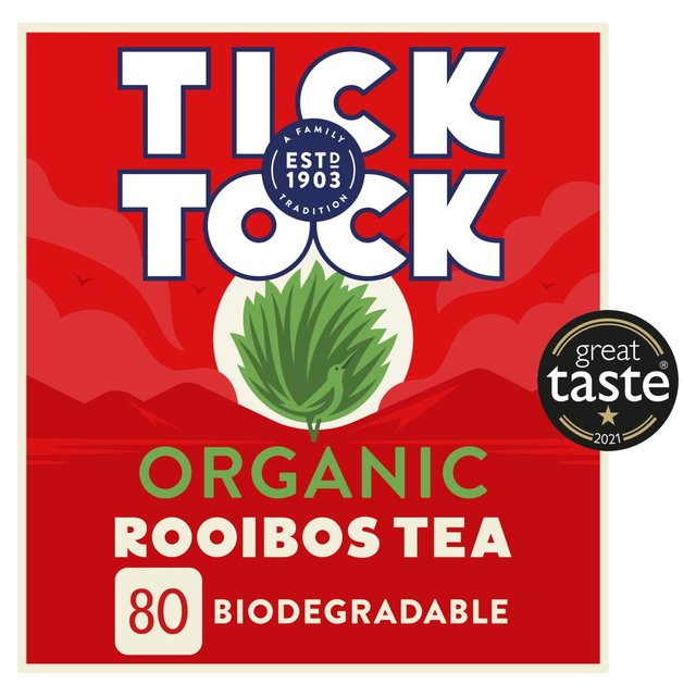 Tick Tock Organic Rooibos Tea Bags 80 per pack GOODS M&S