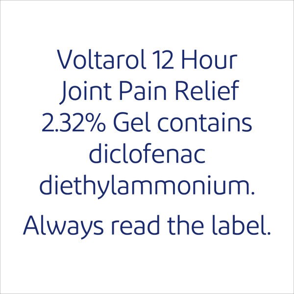 Voltarol Joint Pain Relief Gel 12 Hour 2.32% 100g GOODS Superdrug