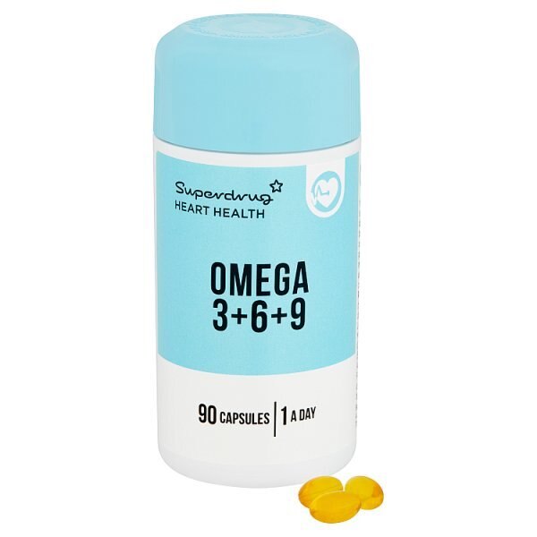 Superdrug Omega 3+6+9 90 Capsules GOODS Superdrug
